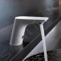 Kludi Balance - Mitigeur de lavabo électronique, blanc/chrome 5210091