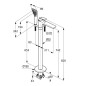Kludi Balance - Mitigeur de baignoire au sol, blanc / chrome 525909175 Kludi Balance - Mitigeur de baignoire au sol, blanc / chrome 525909175