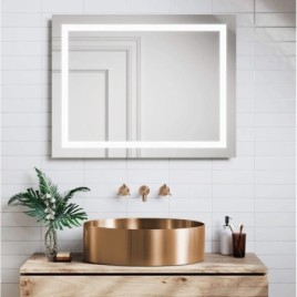 AURUM lavabo en acier inoxydable, diamètre 38 cm, y compris drain, cuivre mat