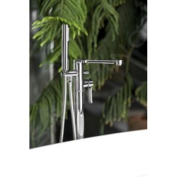 Sapho Robinetterie - Mitigeur de baignoire pour montage au sol, chrome ZU420