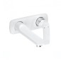 Kludi Balance - Mitigeur de lavabo encastré à deux trous, blanc/ chrome 522469175