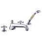 Kludi Adlon - Mitigeur de baignoire, 4 trous, chrome 515250520 Kludi Adlon - Mitigeur de baignoire, 4 trous, chrome 515250520