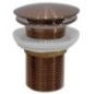 AURUM Click-Clack Washbasin Waste 5/4", tapis de cuivre