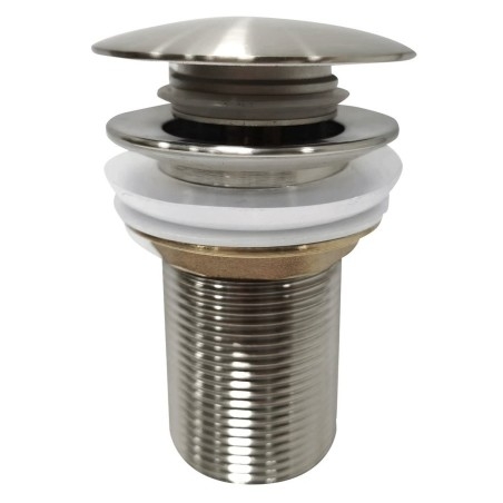 AURUM Click-Clack Washbasin Waste 5/4", en acier inoxydable brossé