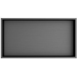 INSERTA niche de douche encastrée, 510x270 mm, acier inoxydable, anthracite