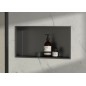 INSERTA niche de douche encastrée, 510x270 mm, acier inoxydable, anthracite