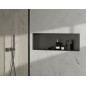 INSERTA niche de douche encastrée, 810x270 mm, acier inoxydable, anthracite INSERTA niche de douche encastrée, 810x270 mm, acier inoxydable, anthracite