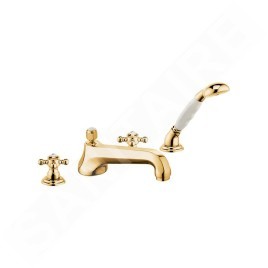 Kludi Adlon - Mitigeur de baignoire, 4 trous, laiton 515254520