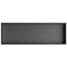 INSERTA niche de douche encastrée, 810x270 mm, acier inoxydable, anthracite