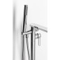 Sapho Robinetterie - Mitigeur de baignoire pour montage au sol, chrome ZU420