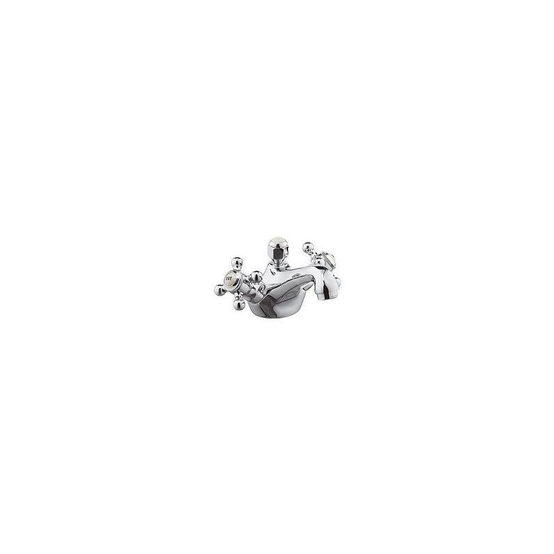 Kludi Adlon - Mélangeur de lavabo à deux croisillons, avec vidage, chrome 510120520