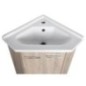 ZOJA Vanity Corner Unit 39x74x39cm, placage de chêne