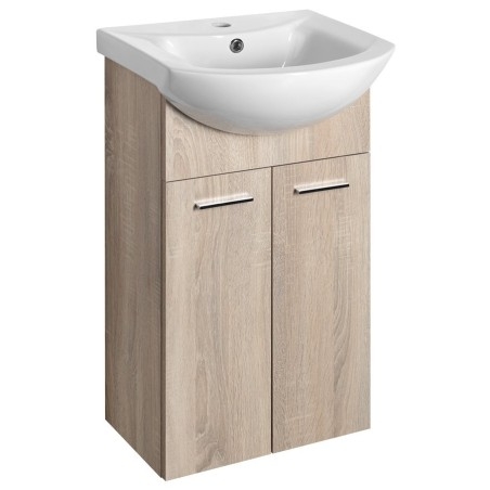 ZOJA Vanity Unit 41,5 x74x25,3cm, placage de chêne