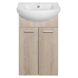 ZOJA Vanity Unit 41,5 x74x25,3cm, placage de chêne