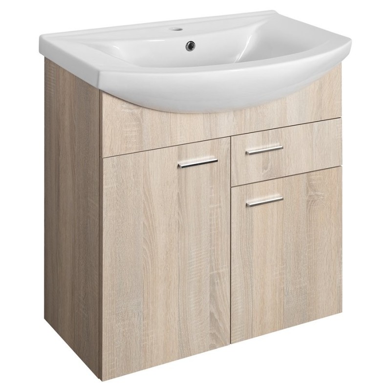 ZOJA Vanity Unité 71,5x74x34cm, placage de chêne ZOJA Vanity Unité 71,5x74x34cm, placage de chêne