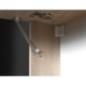 KERAMIA FRESH Unité de rangement supérieur pliant 70x50x20cm, placage de chêne