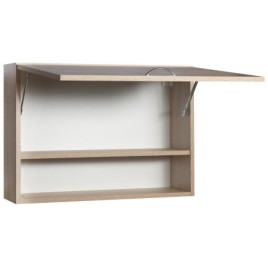 KERAMIA FRESH Unité de rangement supérieur pliant 70x50x20cm, placage de chêne