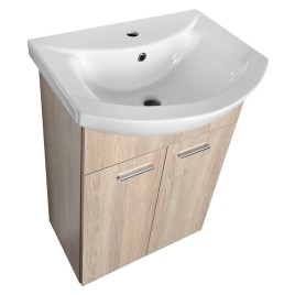 ZOJA Vanity Unité 50,5x74x30cm, placage de chêne