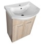 ZOJA Vanity Unité 50,5x74x30cm, placage de chêne