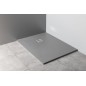 MITIA Cultured Marble Shower Tray, rectangulaire 120x90cm, gris