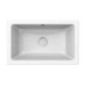 KUBE X lavabo en céramique 60x37cm, encastré, blanc ExtraGlaze KUBE X lavabo en céramique 60x37cm, encastré, blanc ExtraGlaze