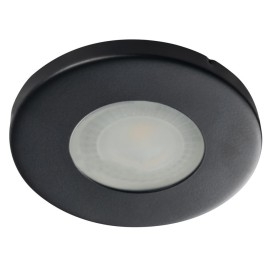 MARIN Lumière de plafond encastrée 10W, 12V, IP44, noir mat