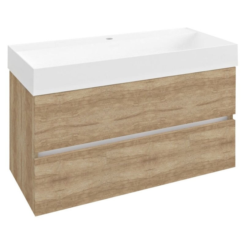 ODETTA Vanity Unit 95x50x43,5cm, chêne Alabama ODETTA Vanity Unit 95x50x43,5cm, chêne Alabama