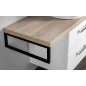 Ensemble de meubles de salle de bain VEGA, largeur 97.5 cm, chêne blanc/platin Ensemble de meubles de salle de bain VEGA, largeur 97.5 cm, chêne blanc/platin