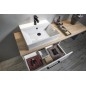 Ensemble de meubles de salle de bain VEGA, largeur 125 cm, chêne blanc/platin Ensemble de meubles de salle de bain VEGA, largeur 125 cm, chêne blanc/platin