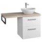 VEGA ensemble de meubles de salle de bain, largeur 97,5 cm, chêne blanc/platin VEGA ensemble de meubles de salle de bain, largeur 97,5 cm, chêne blanc/platin