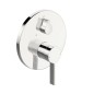 Hansa Loft - Mitigeur de baignoire encastré, avec inverseur pour 2 sorties, chrome 87723003