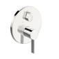 Hansa Loft - Mitigeur de baignoire encastré, avec inverseur pour 2 sorties, chrome 87729003