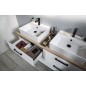 VEGA ensemble de meubles de salle de bain, largeur 145 cm, chêne blanc/platin VEGA ensemble de meubles de salle de bain, largeur 145 cm, chêne blanc/platin