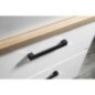 Ensemble de meubles de salle de bain VEGA, largeur 82,5 cm, chêne blanc/platin Ensemble de meubles de salle de bain VEGA, largeur 82,5 cm, chêne blanc/platin