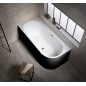 ASTRA L MONOLITH Bain asymétrique 160x75x60cm, blanc/noir ASTRA L MONOLITH Bain asymétrique 160x75x60cm, blanc/noir