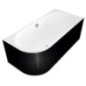ASTRA R MONOLITH Bain asymétrique 160x75x60cm, blanc/noir ASTRA R MONOLITH Bain asymétrique 160x75x60cm, blanc/noir