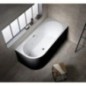 ASTRA R MONOLITH Bain asymétrique 160x75x60cm, blanc/noir ASTRA R MONOLITH Bain asymétrique 160x75x60cm, blanc/noir