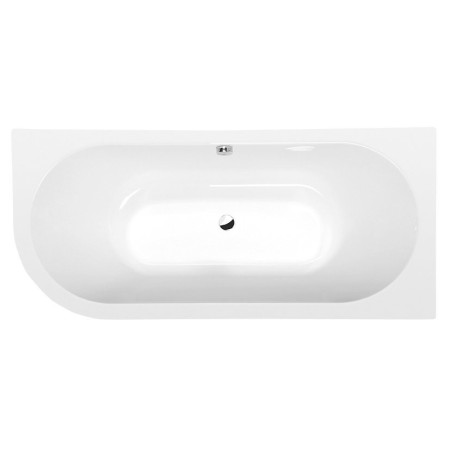 VIVA R MONOLITH Bain asymétrique 170x75x60cm, blanc/noir