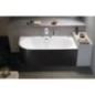 VIVA R MONOLITH Bain asymétrique 170x75x60cm, blanc/noir VIVA R MONOLITH Bain asymétrique 170x75x60cm, blanc/noir