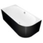VIVA L MONOLITH Bain asymétrique 170x75x60cm, blanc/noir VIVA L MONOLITH Bain asymétrique 170x75x60cm, blanc/noir