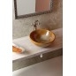 Sapho Antea - Mitigeur de lavabo avec garniture de vidage, hauteur 300 mm, chrome/doré 3272L