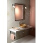 Sapho Antea - Mitigeur de lavabo avec garniture de vidage, hauteur 300 mm, chrome/doré 3272L