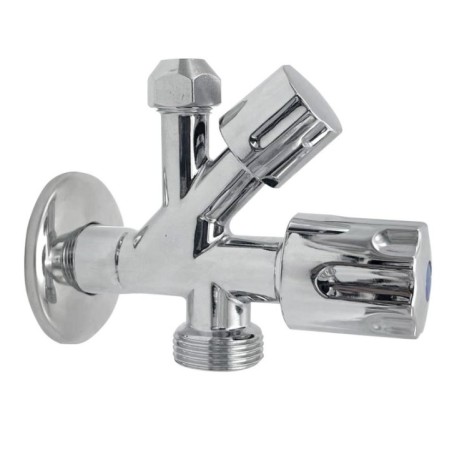 Robinet mixte 1/2 "x3/4 "x3/8", chrome