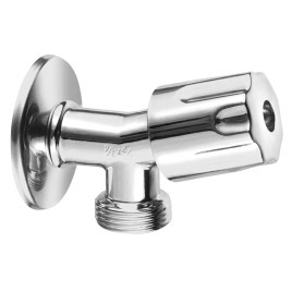 Robinet de machine à laver avec rabat, 1/2 "x3/4", chrome