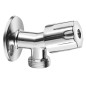 Robinet de machine à laver avec rabat, 1/2 "x3/4", chrome