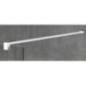 VARIO WHITE Panneau en verre de douche en une pièce, verre mat, 800 mm
