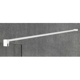VARIO WHITE Panneau en verre de douche de 1 pièce, verre mat, 900 mm