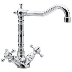 Sapho Reitano Rubinetteria Antea - Mitigeur de lavabo avec bonde, chrome 3371