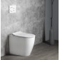 SENTIMENTI WC Pan 36x52 cm, Rimless, S-trap/P-trap, blanc