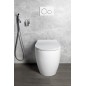 SENTIMENTI WC Pan 36x52 cm, Rimless, S-trap/P-trap, blanc